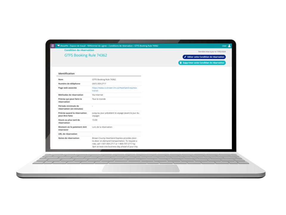 Chouette_BookingRules